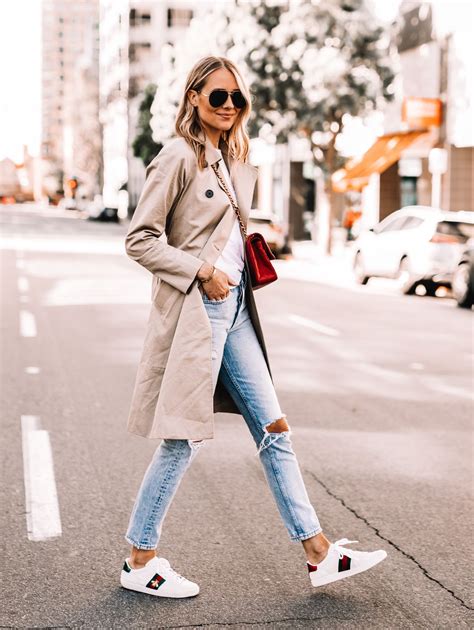 womens gucci sneakers outfit